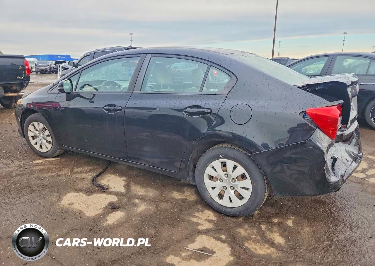 2012 Honda Civic Lx VIN:19XFB2F57CE107285 - 2