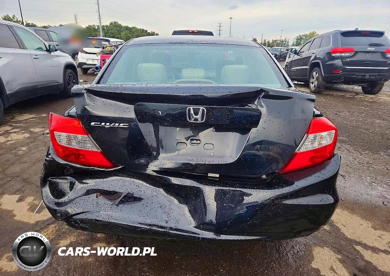 2012 Honda Civic Lx VIN:19XFB2F57CE107285 - 6
