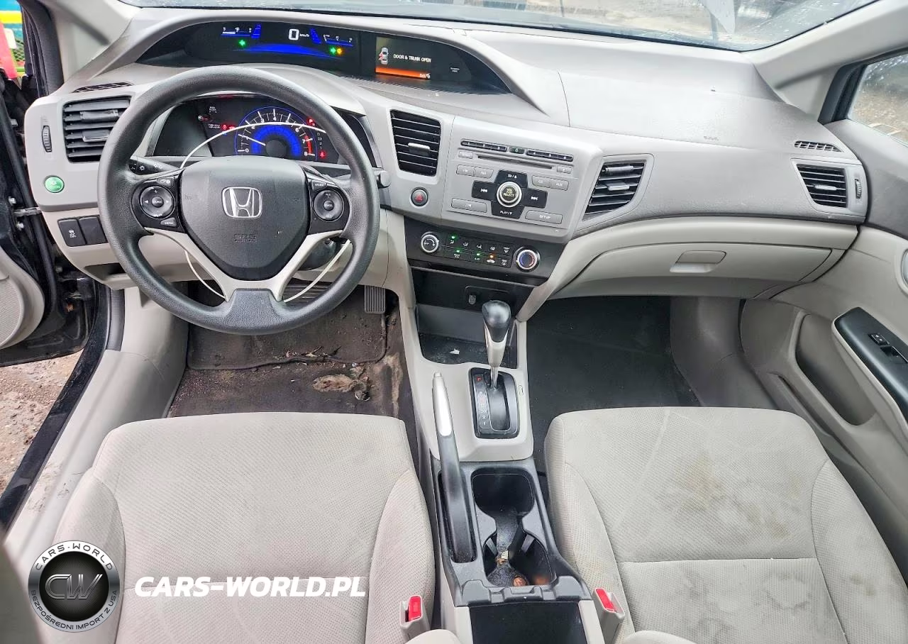 2012 Honda Civic Lx VIN:19XFB2F57CE107285 - 8