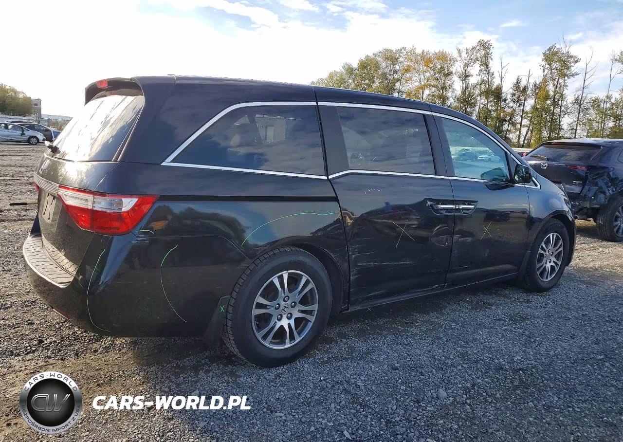 2013 Honda Odyssey Exl VIN:5FNRL5H60DB073025 - 3
