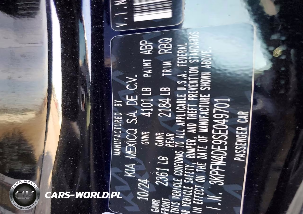 2025 Kia K4 Gt Line VIN:3KPFW4DE9SE049701 - 12
