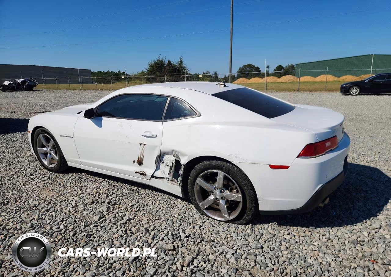 2015 Chevrolet Camaro Lt VIN:2G1FD1E30F9289802 - 2