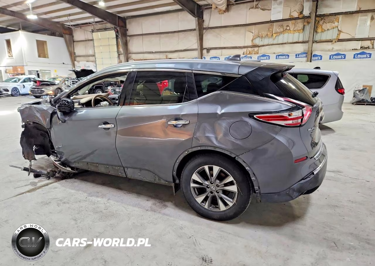 2017 Nissan Murano Sl VIN:5N1AZ2MG7HN117355 - 2