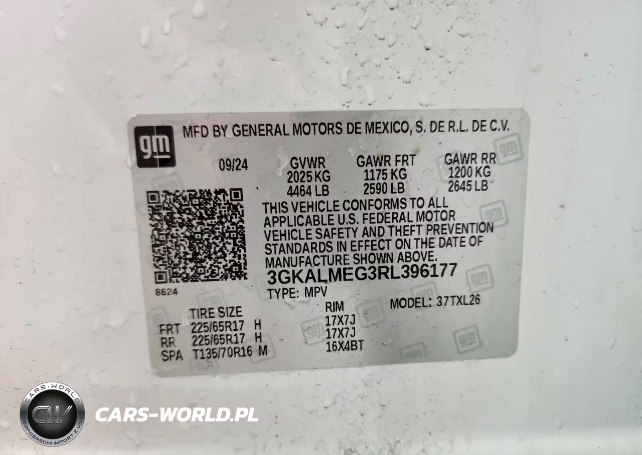 2024 GMC Terrain Sle VIN:3GKALMEG3RL396177 - 12