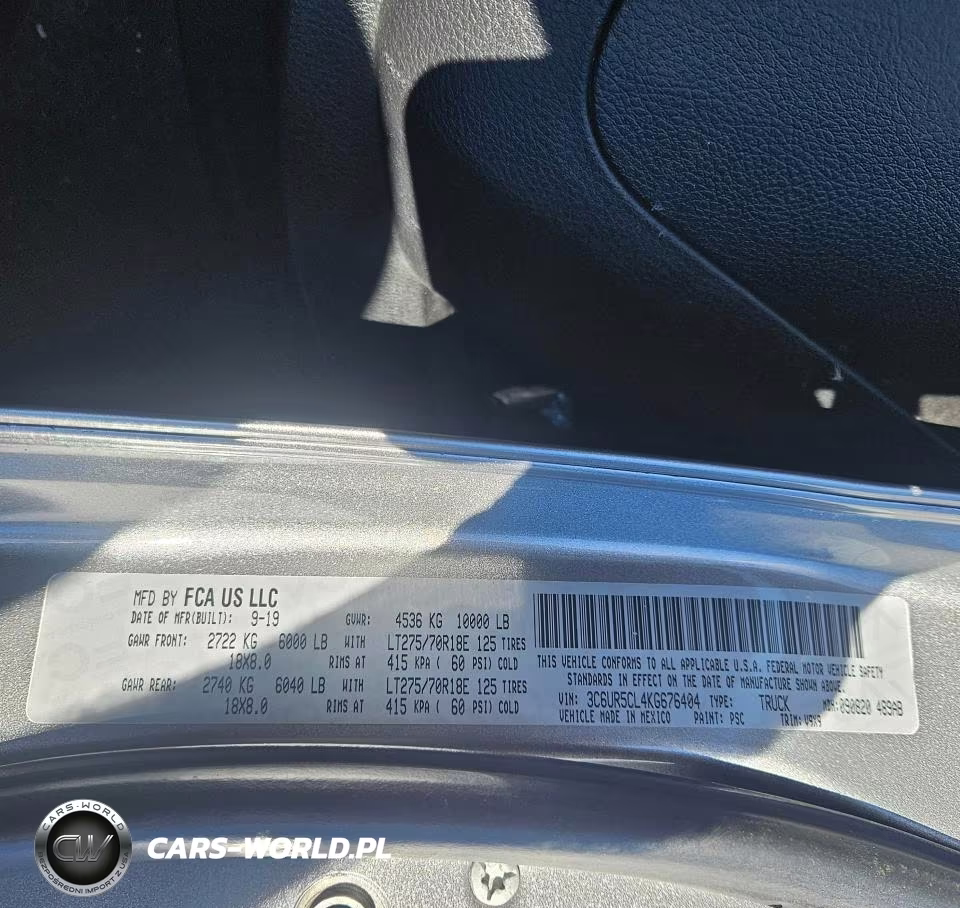 2019 Ram 2500 Tradesman VIN:3C6UR5CL4KG676404 - 12