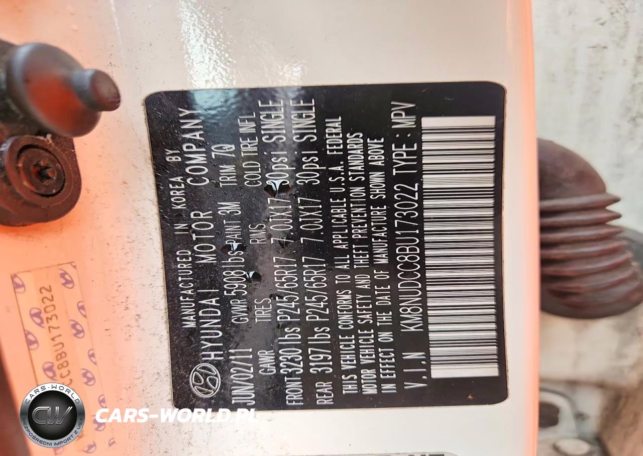 2011 Hyundai Veracruz Gls VIN:KM8NUDCC8BU173022 - 13