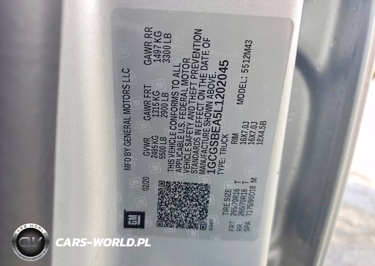 2020 Chevrolet Colorado VIN:1GCGSBEA5L1202045 - 12