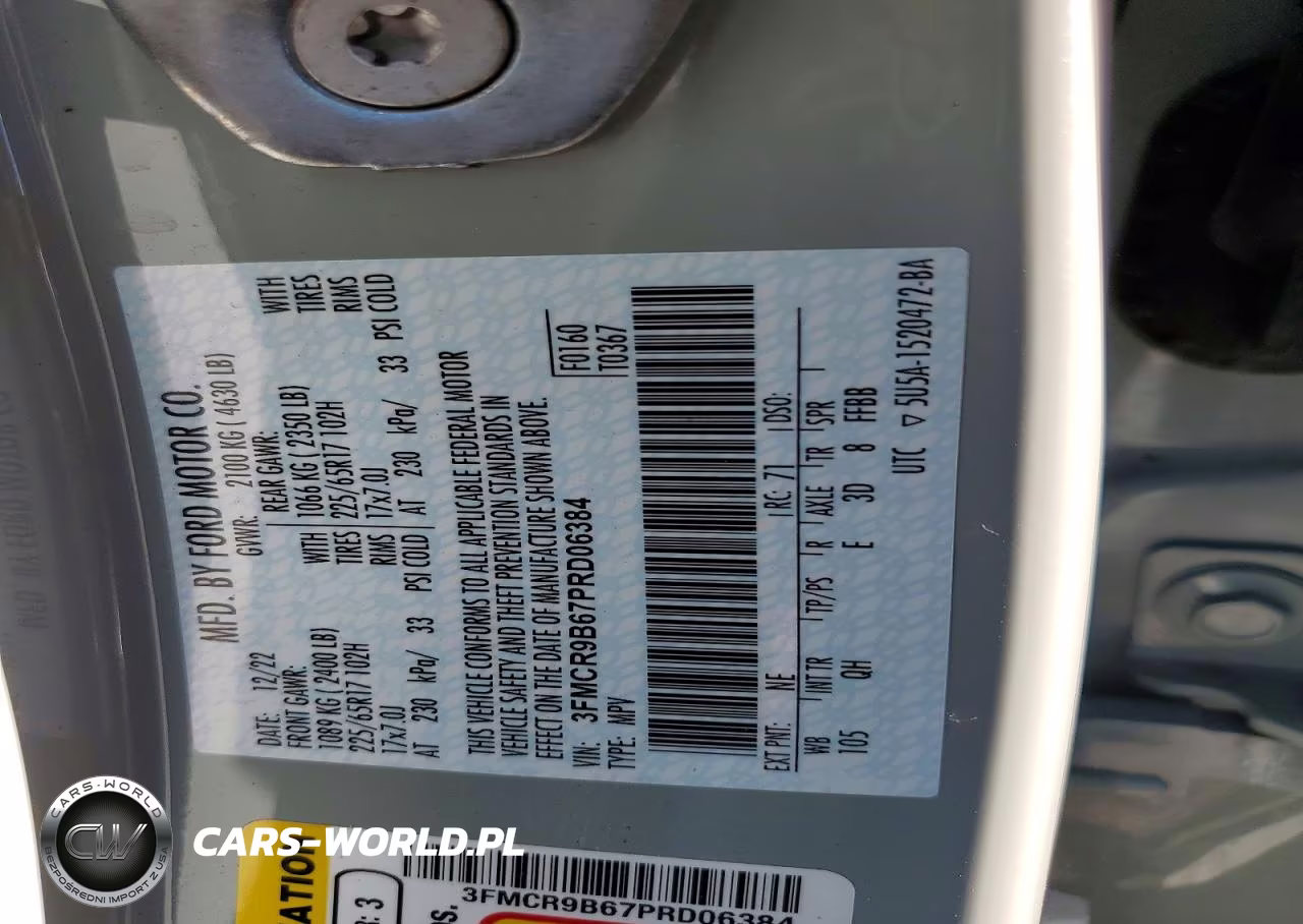 2023 Ford Bronco Sport Big Bend VIN:3FMCR9B67PRD06384 - 13