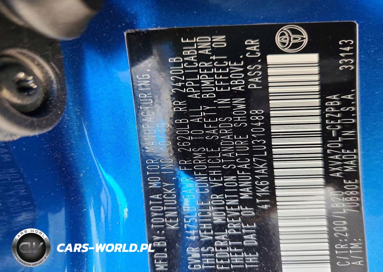2020 Toyota Camry Xse VIN:4T1K61AK7LU310488 - 12