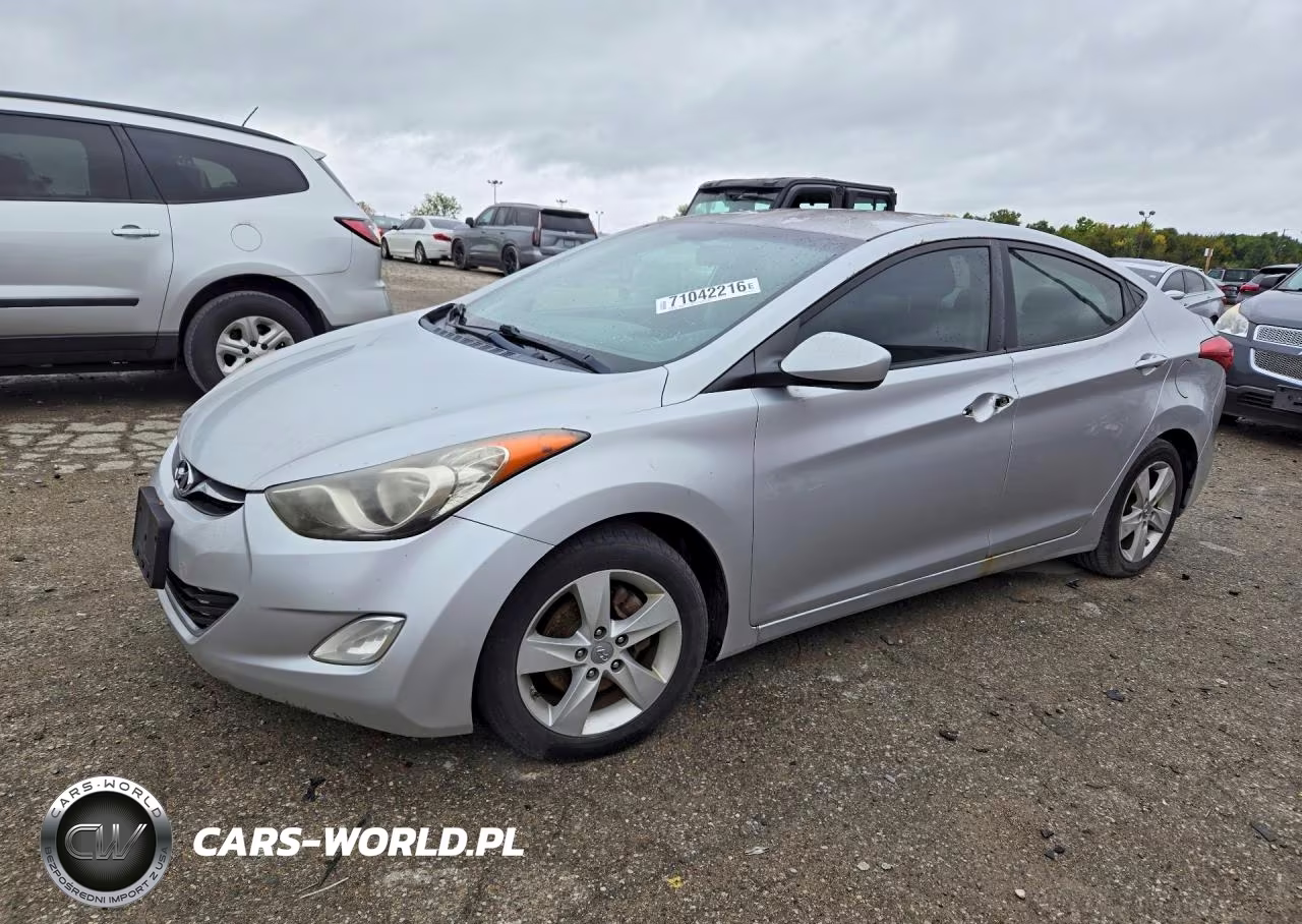 2012 Hyundai Elantra Gls VIN:KMHDH4AE4CU263015 - 1
