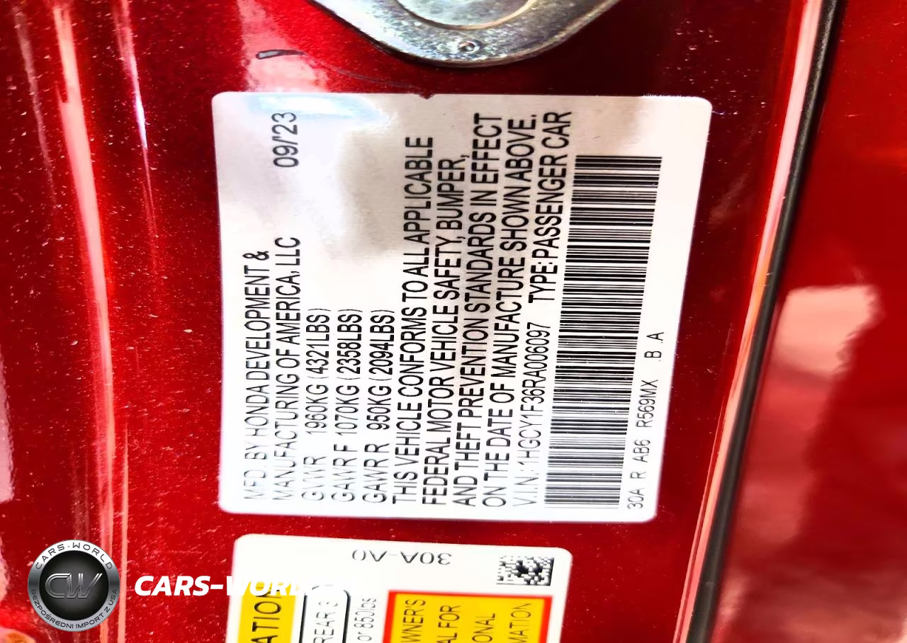 2024 Honda Accord Ex VIN:1HGCY1F36RA006097 - 12