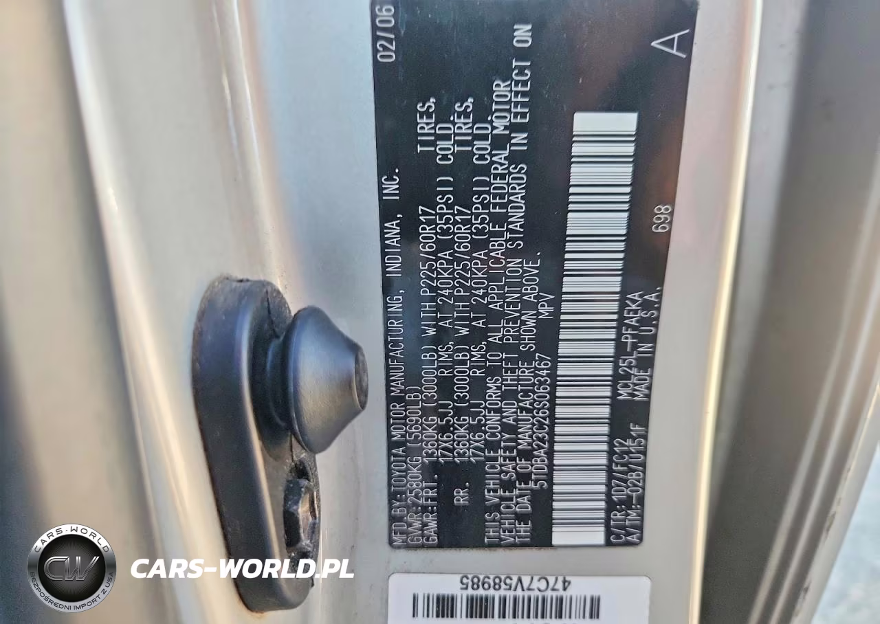 2006 Toyota Sienna Le VIN:5TDBA23C26S063467 - 13