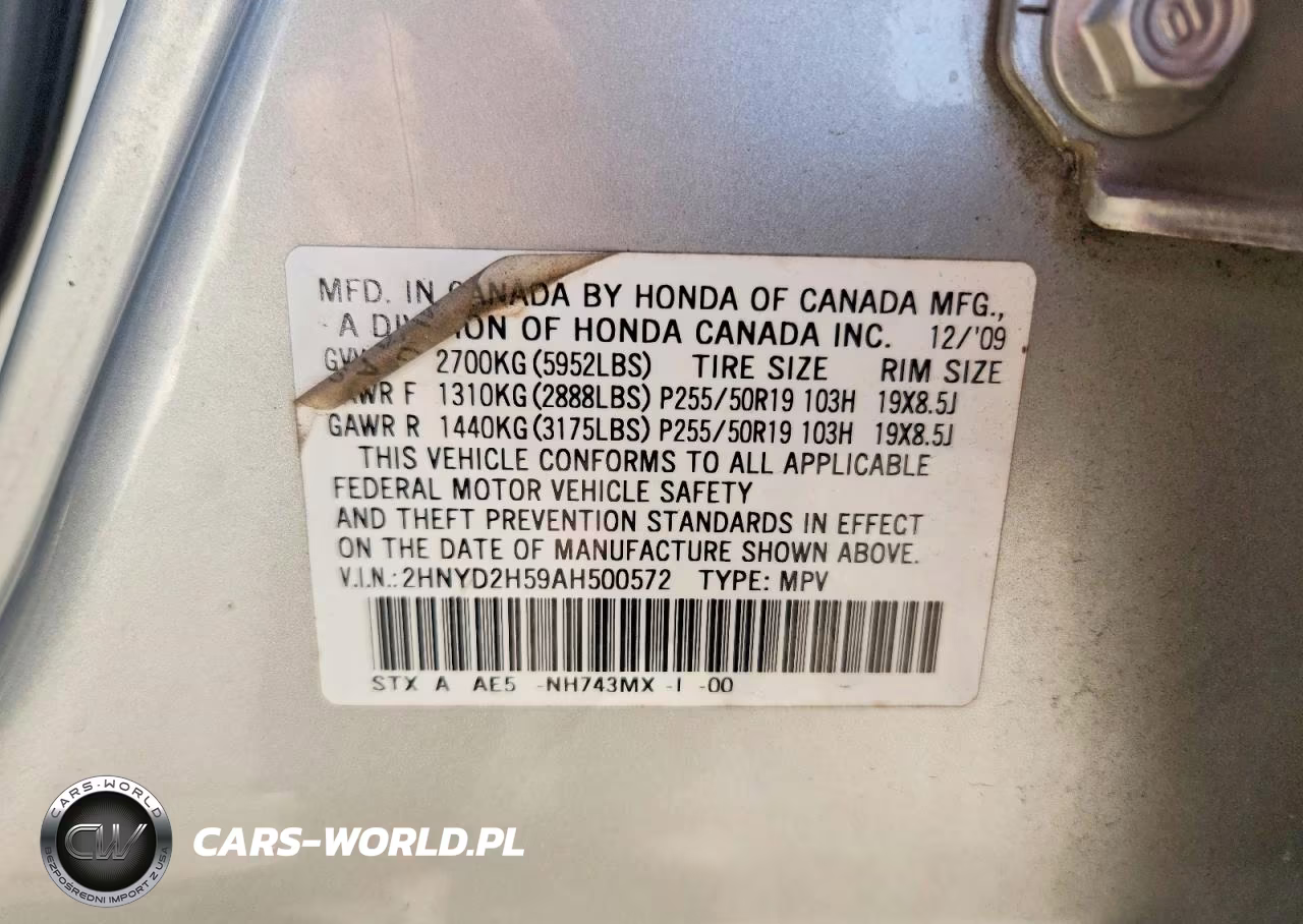 2010 Acura Mdx Advance VIN:2HNYD2H59AH500572 - 14