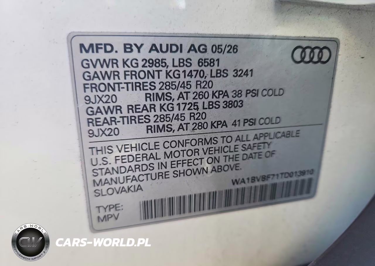 2026 Audi Q7 Premium VIN:WA1BVBF71TD013910 - 13