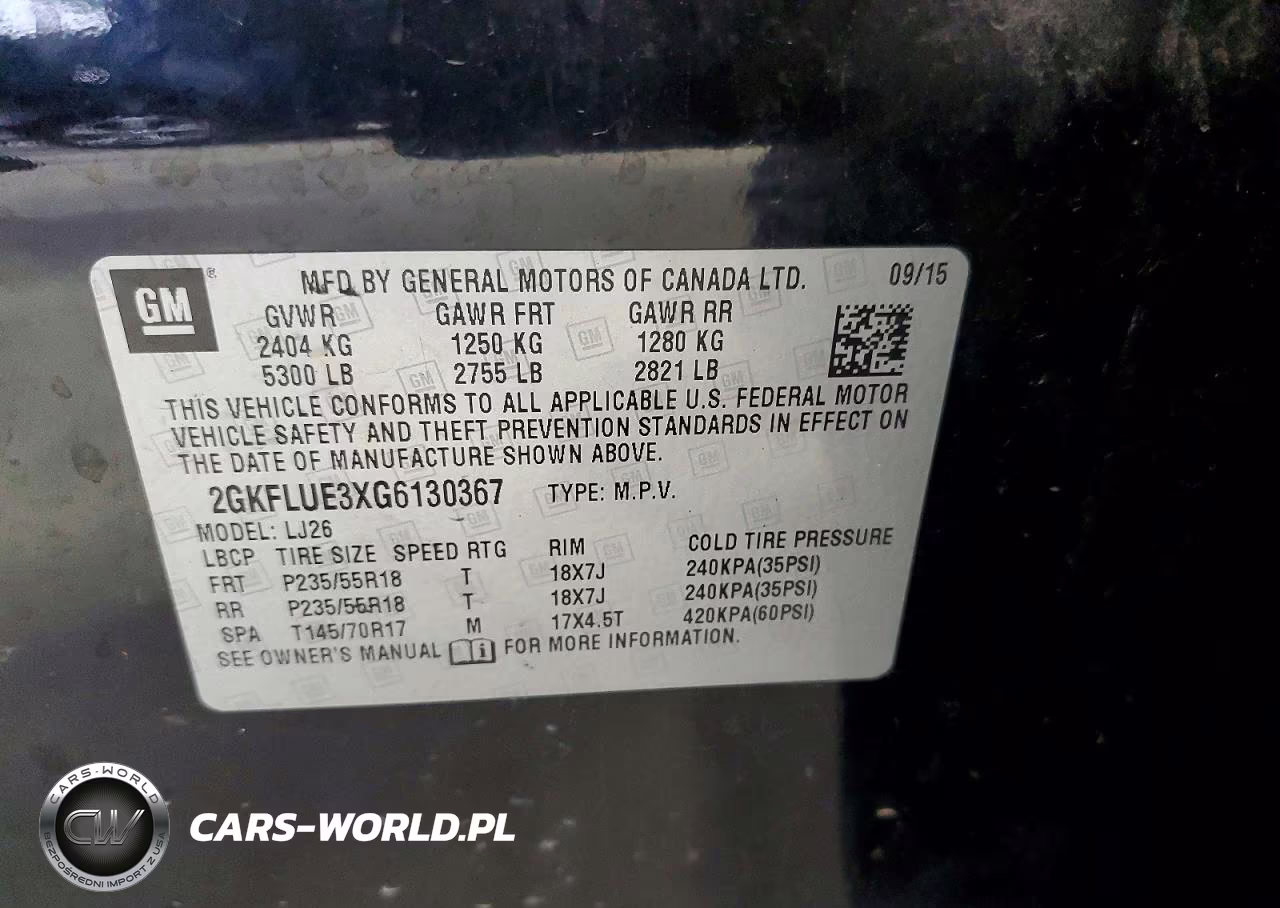 2016 GMC Terrain Slt VIN:2GKFLUE3XG6130367 - 13