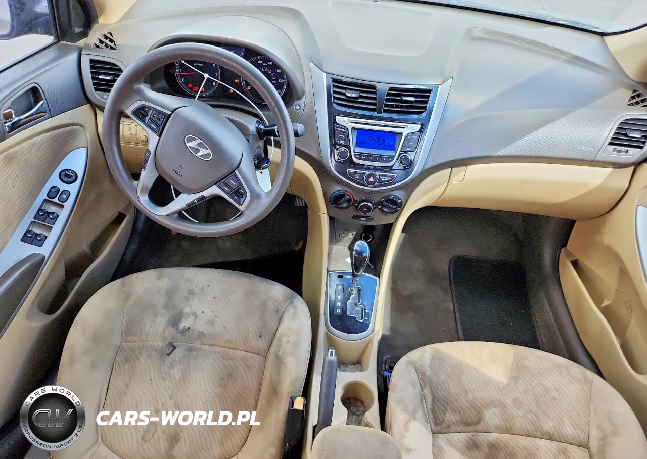 2014 Hyundai Accent Gls VIN:KMHCU4AE5EU595894 - 8