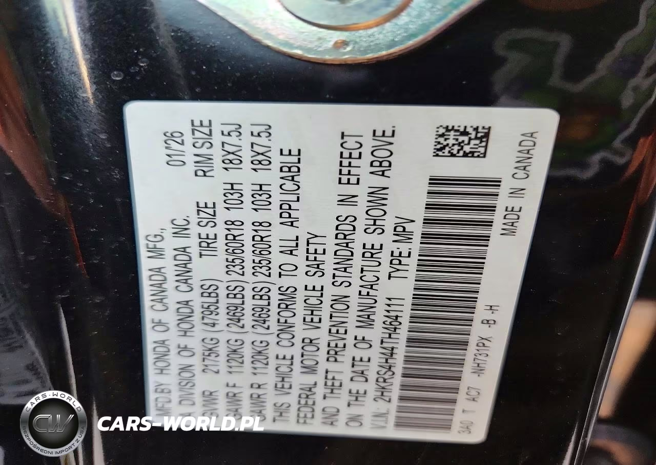 2026 Honda Cr-V Ex VIN:2HKRS4H44TH464111 - 13