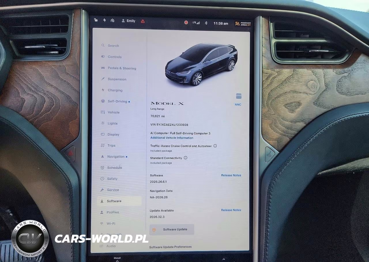 2020 Tesla Model X VIN:5YJXCAE2XLF233928 - 9