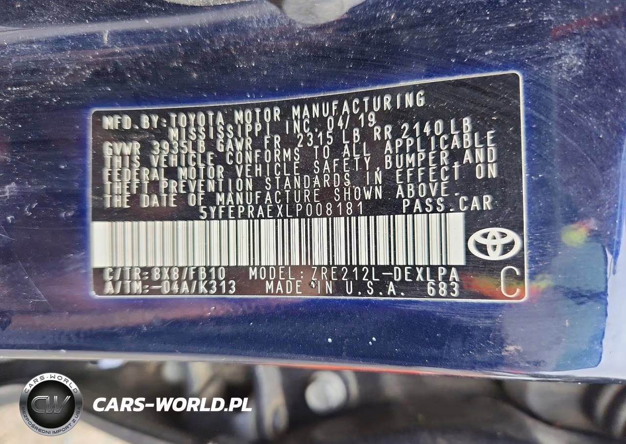 2020 Toyota Corolla Le VIN:5YFEPRAEXLP008181 - 14