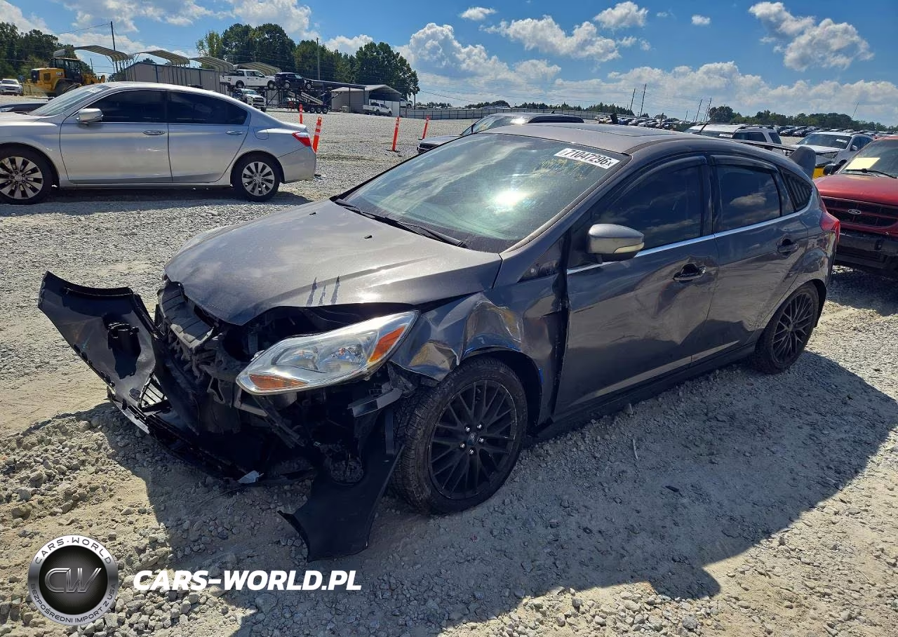2014 Ford Focus Titanium VIN:1FADP3N29EL204977 - 1