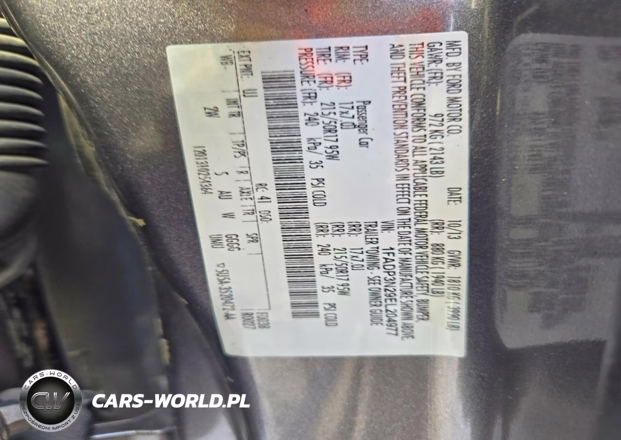 2014 Ford Focus Titanium VIN:1FADP3N29EL204977 - 12