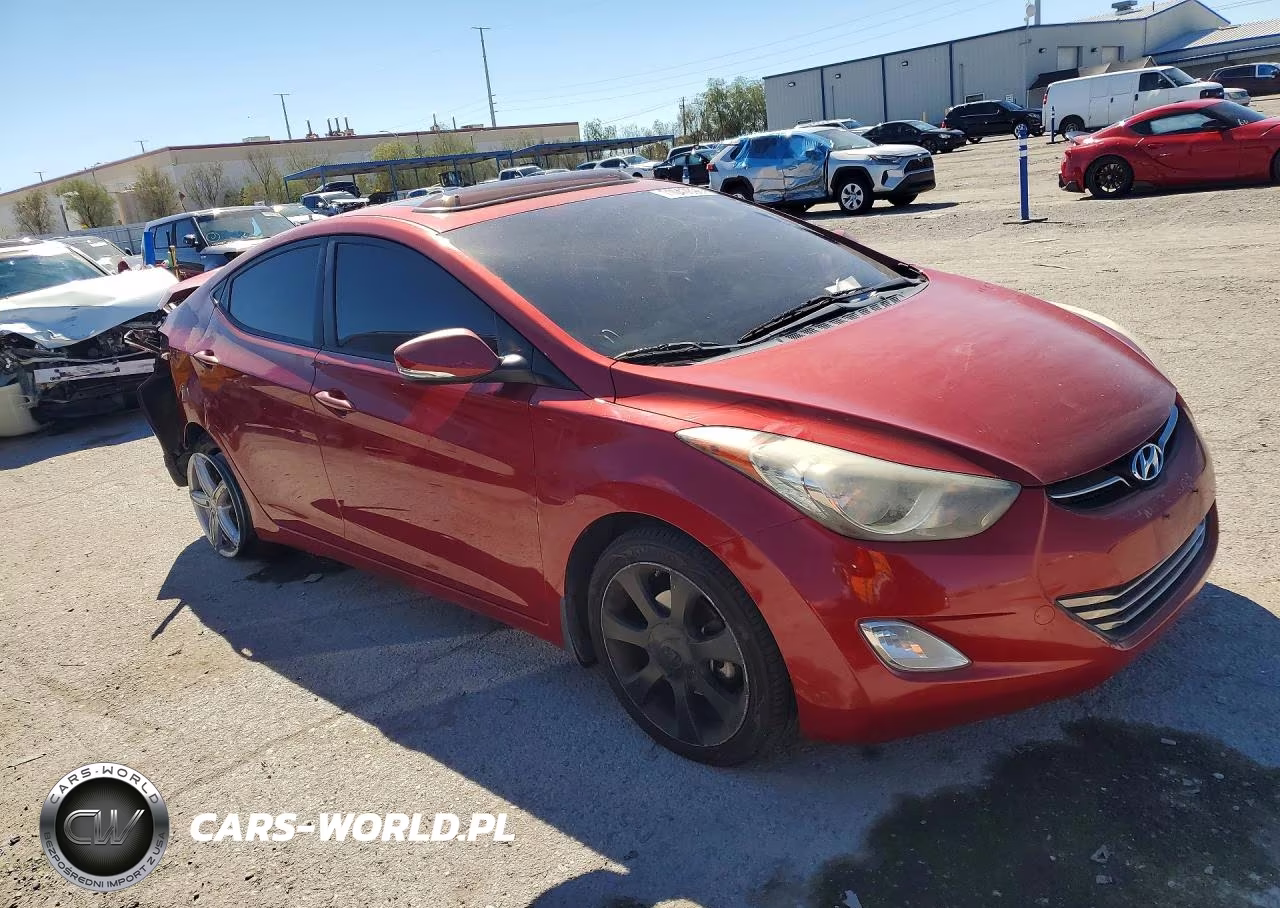 2013 Hyundai Elantra Limited VIN:KMHDH4AE0DU705368 - 4