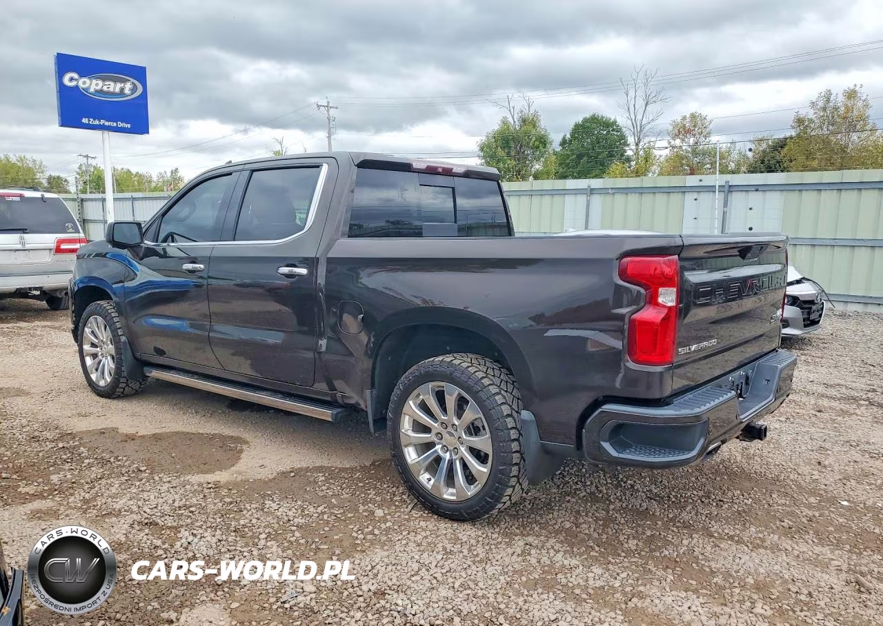 2019 Chevrolet Silverado K1500 High Country VIN:1GCUYHEL1KZ103504 - 2