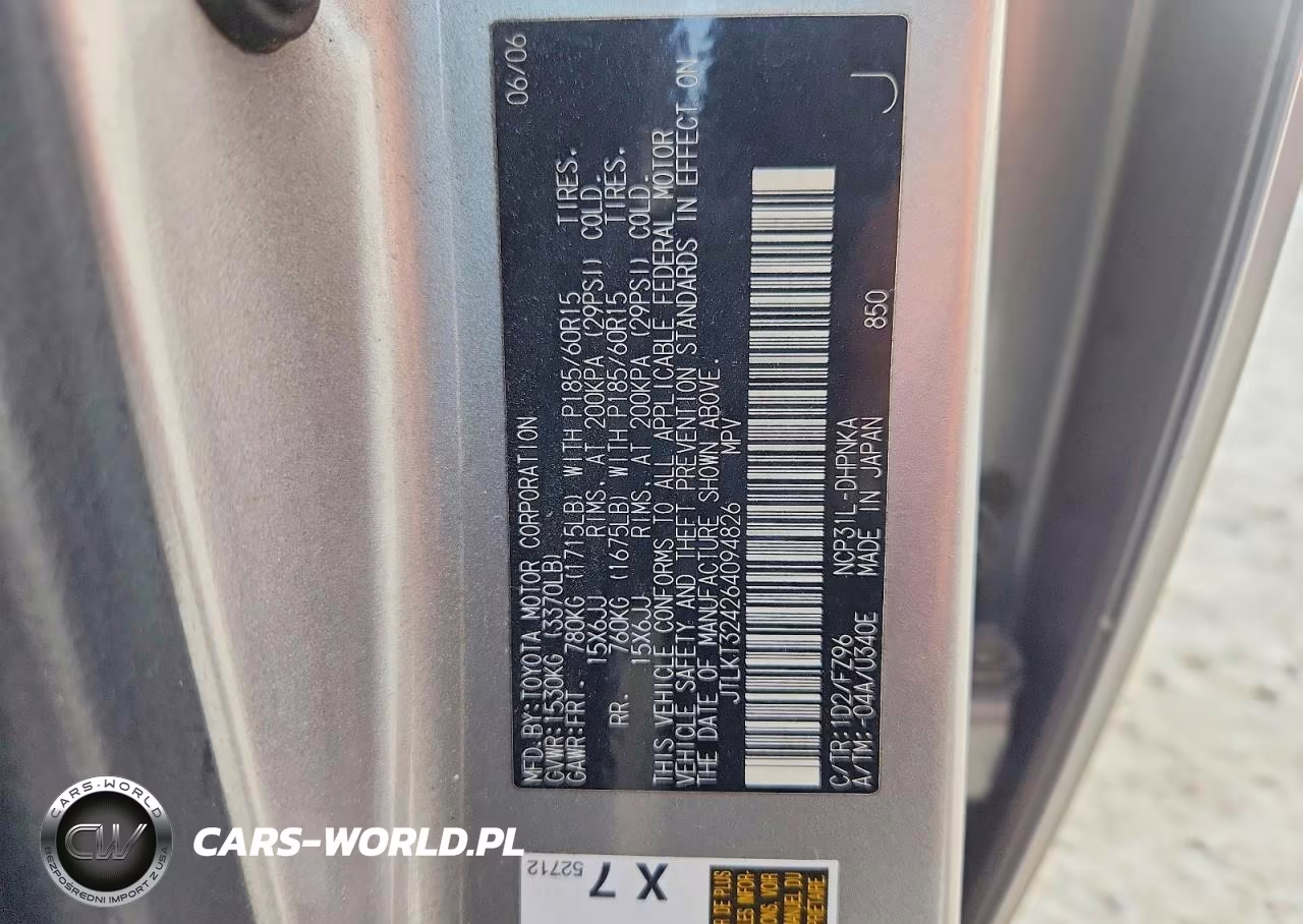2006 Scion Xb Base VIN:JTLKT324264094826 - 12