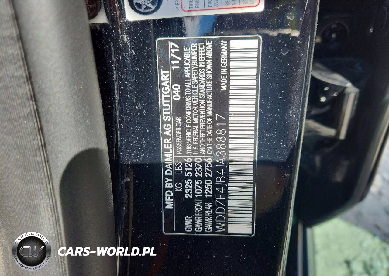 2018 Mercedes-Benz E 300 VIN:WDDZF4JB4JA388817 - 12