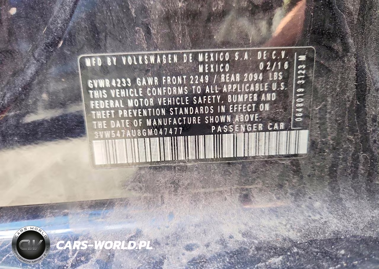 2016 Volkswagen Gti S-Se VIN:3VW547AU8GM047477 - 13