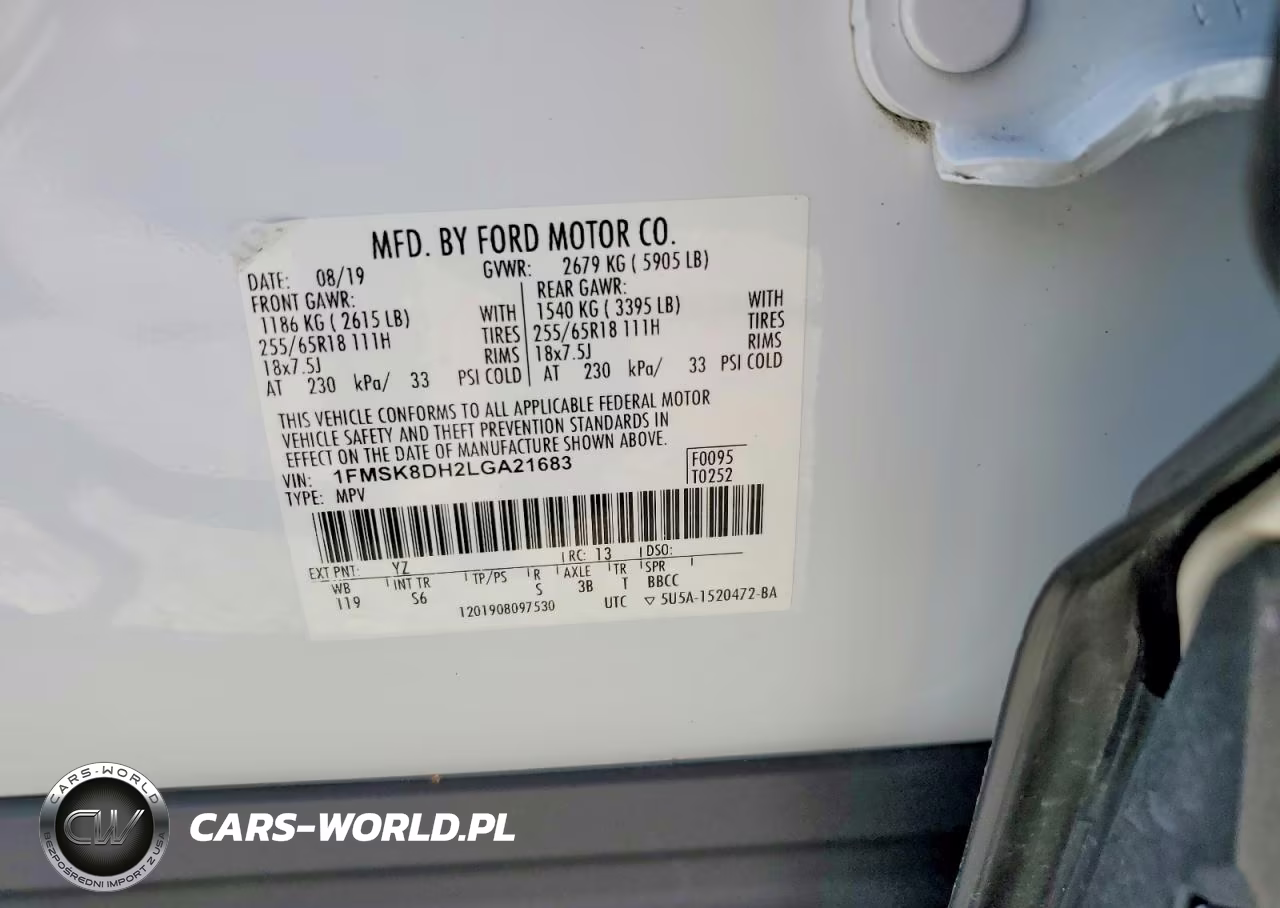 2020 Ford Explorer Xlt VIN:1FMSK8DH2LGA21683 - 13