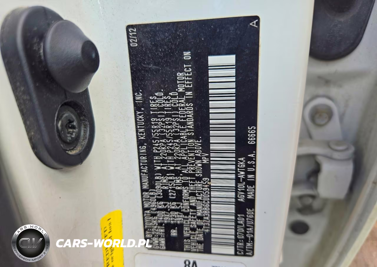 2012 Toyota Venza Xle VIN:4T3ZA3BB6CU059459 - 12