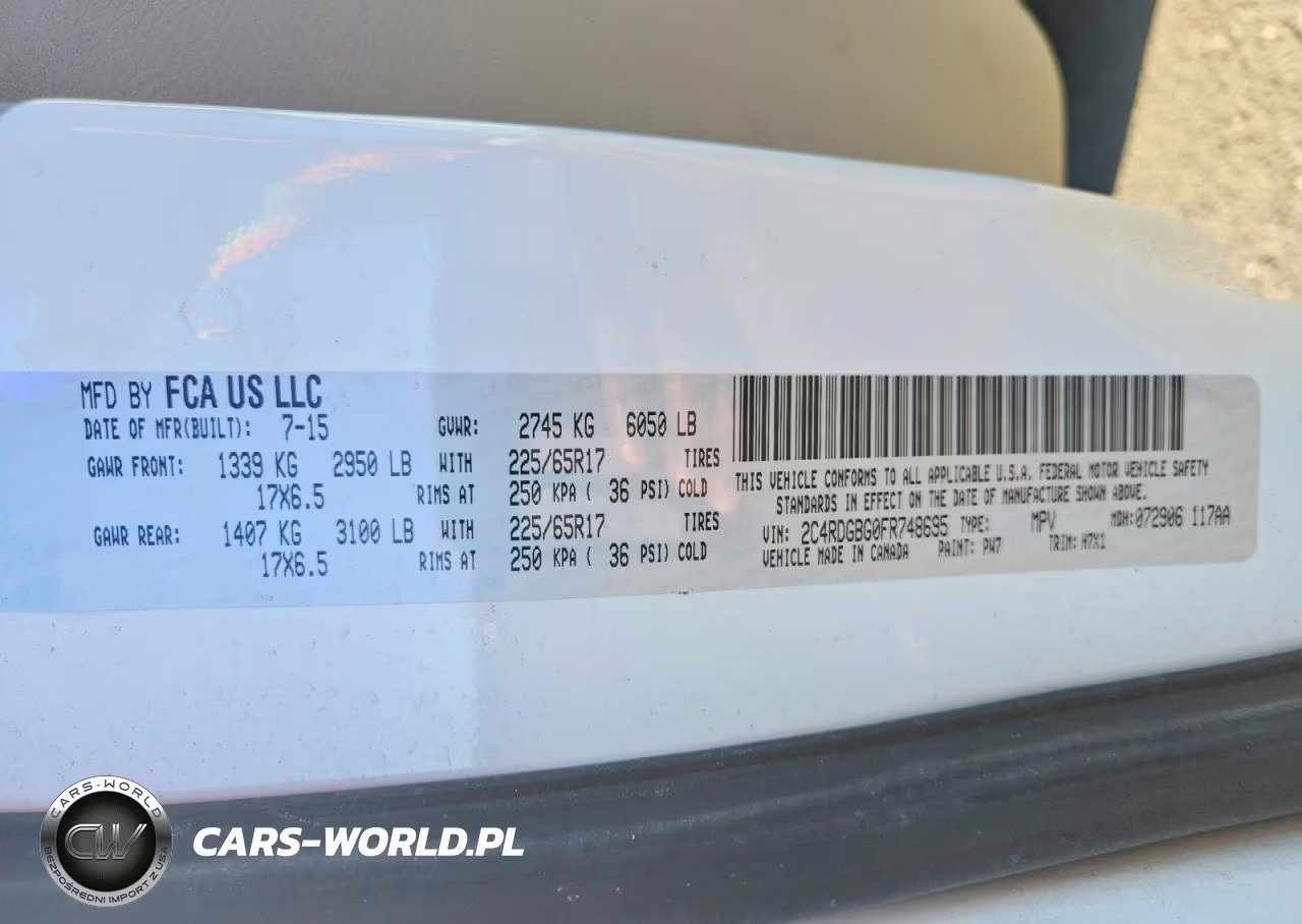 2015 Dodge Grand Caravan Se VIN:2C4RDGBG0FR748695 - 13