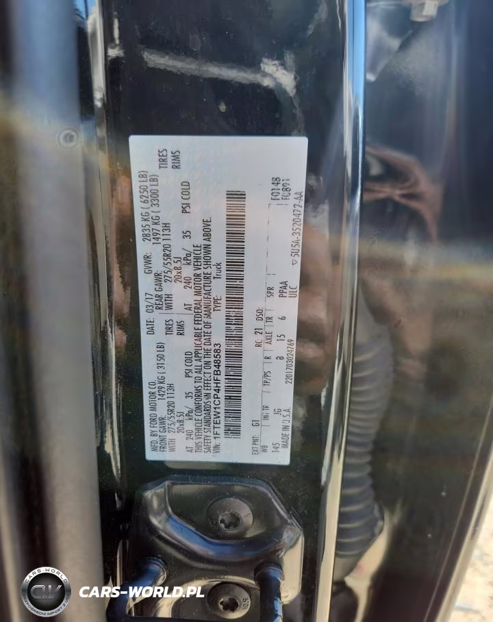 2017 Ford F150 Supercrew VIN:1FTEW1CP4HFB48583 - 13