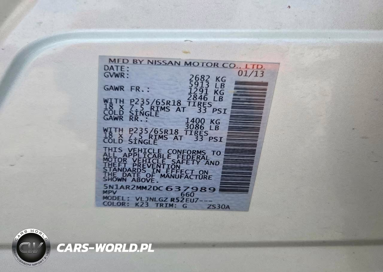 2013 Nissan Pathfinder S VIN:5N1AR2MM2DC637989 - 13