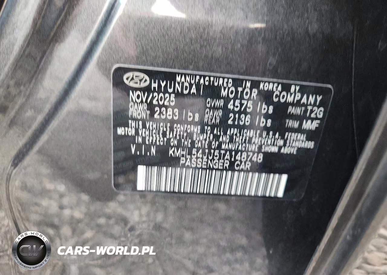 2026 Hyundai Sonata Hybrid Limited VIN:KMHL54JJ5TA148748 - 12
