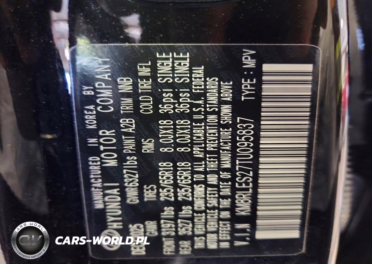 2026 Hyundai Palisade Sel VIN:KM8RLES27TU095837 - 13