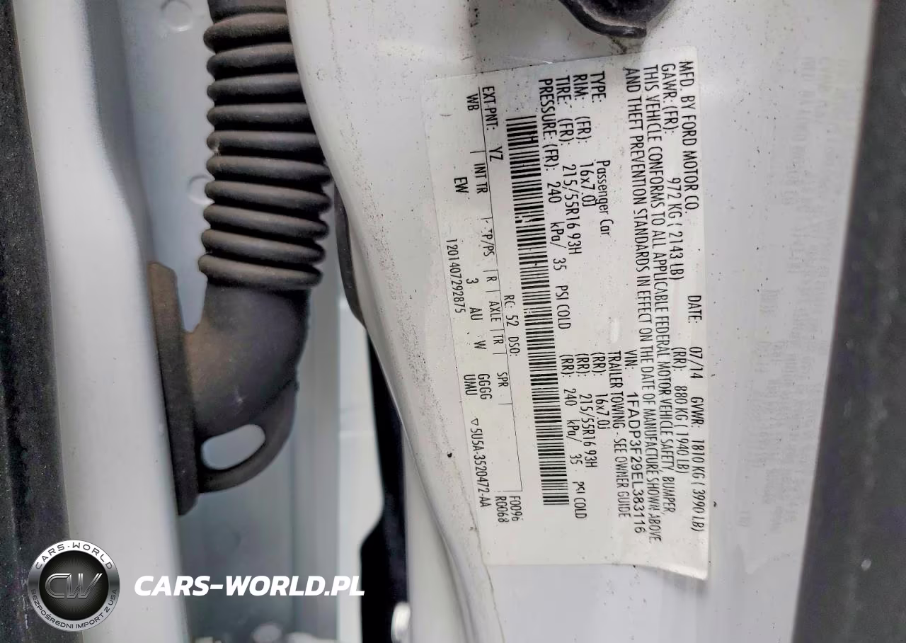 2014 Ford Focus Se VIN:1FADP3F29EL383116 - 12