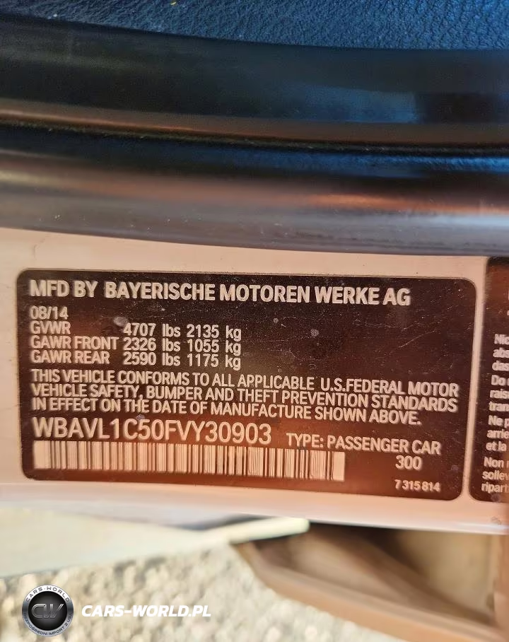 2015 BMW X1 xDrive28I VIN:WBAVL1C50FVY30903 - 12