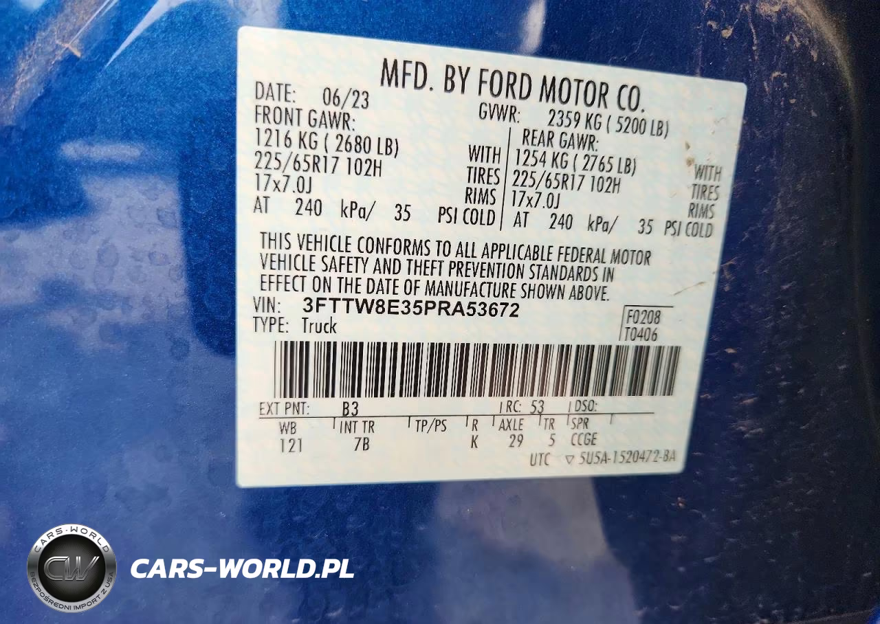 2023 Ford Maverick Xl VIN:3FTTW8E35PRA53672 - 13
