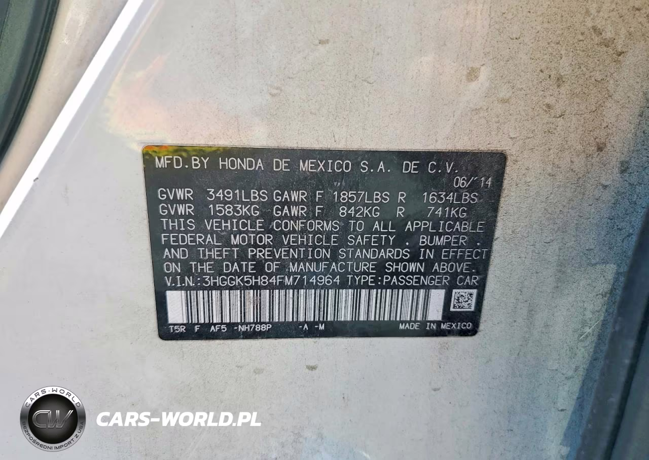 2015 Honda Fit Ex VIN:3HGGK5H84FM714964 - 12