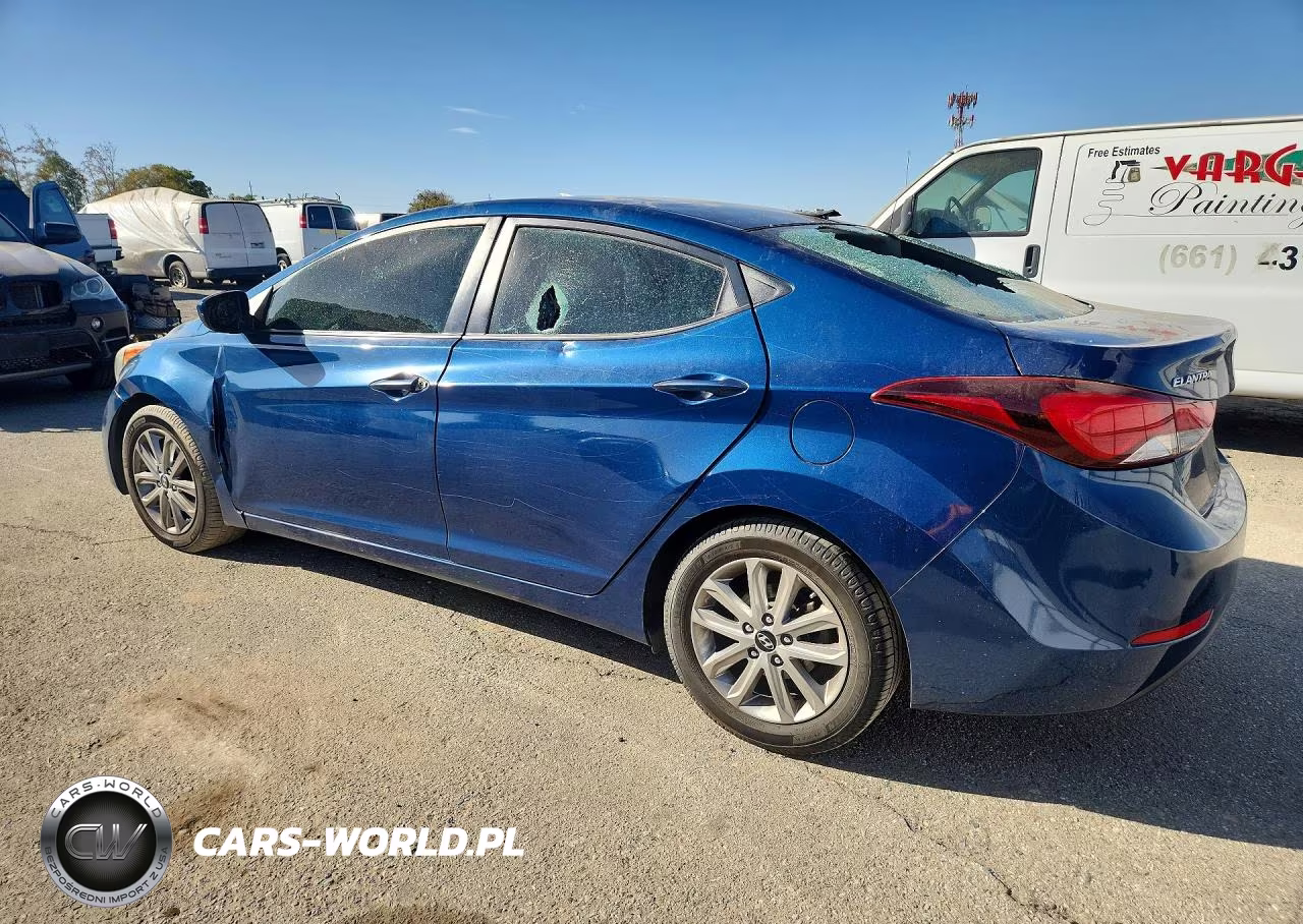 2016 Hyundai Elantra Se VIN:KMHDH4AE2GU532277 - 2