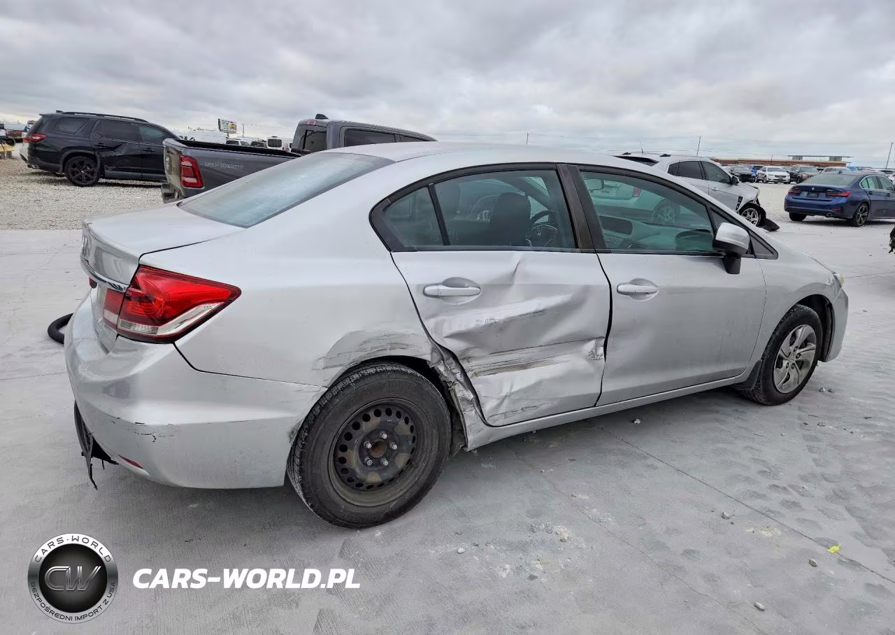 2015 Honda Civic Lx VIN:19XFB2E50FE013674 - 3