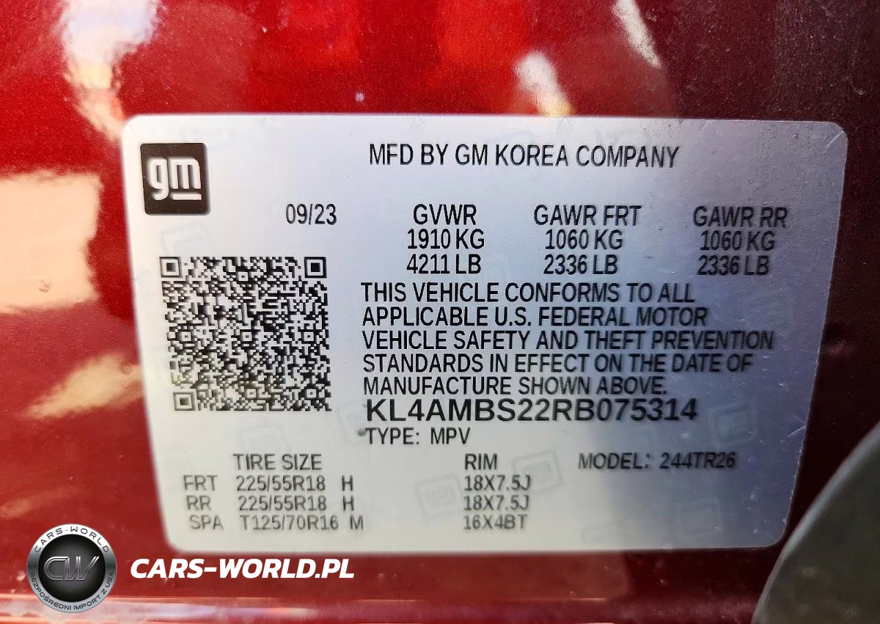 2024 Buick Encore Gx Preferred VIN:KL4AMBS22RB075314 - 14