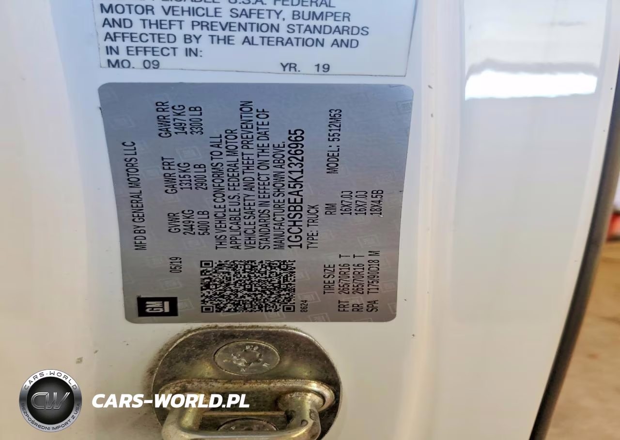 2019 Chevrolet Colorado VIN:1GCHSBEA5K1326965 - 13