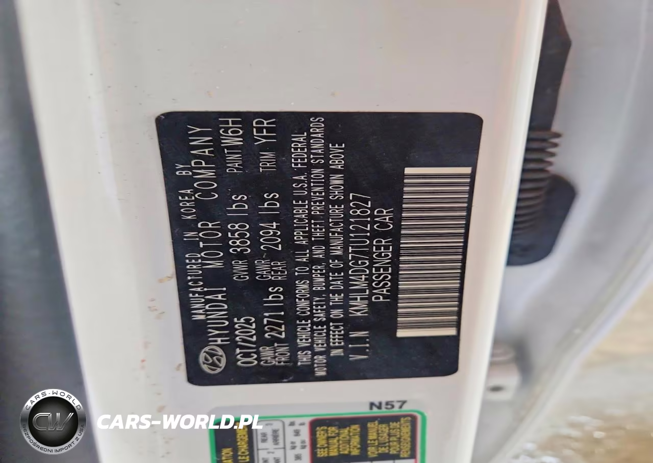 2026 Hyundai Elantra Sel Sport VIN:KMHLM4DG7TU121827 - 13