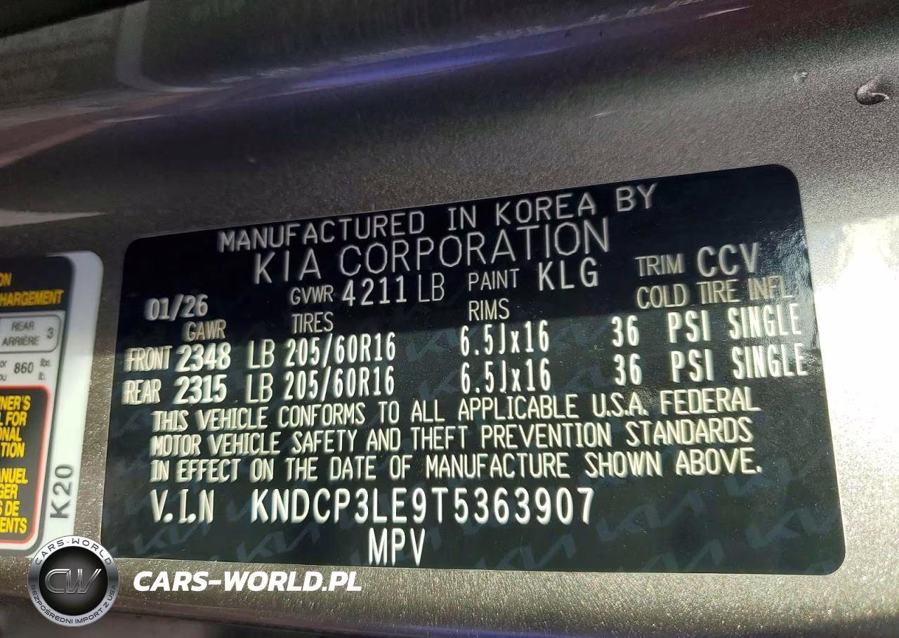 2026 Kia Niro Lx VIN:KNDCP3LE9T5363907 - 12