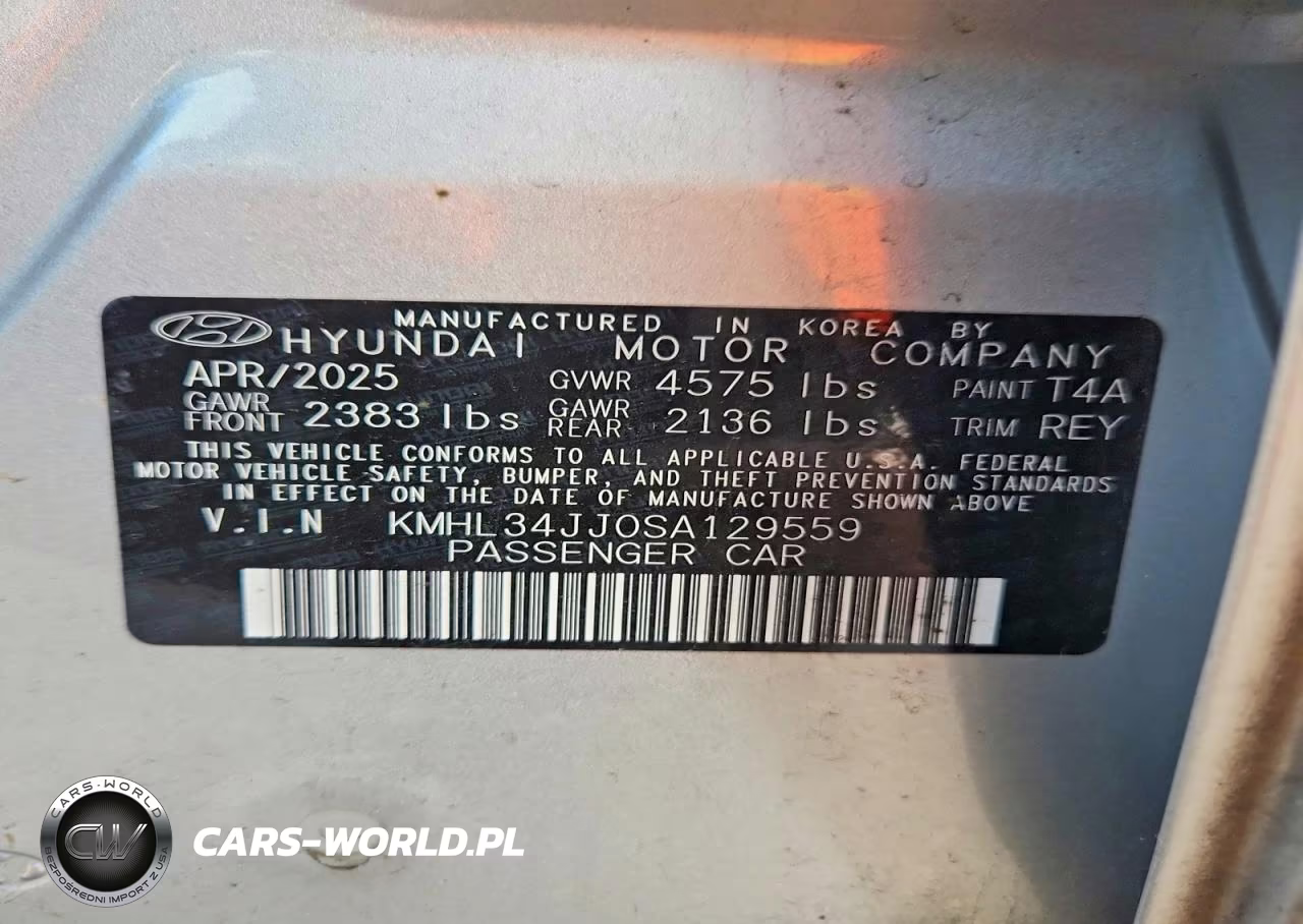 2025 Hyundai Sonata Hybrid Sel VIN:KMHL34JJ0SA129559 - 12