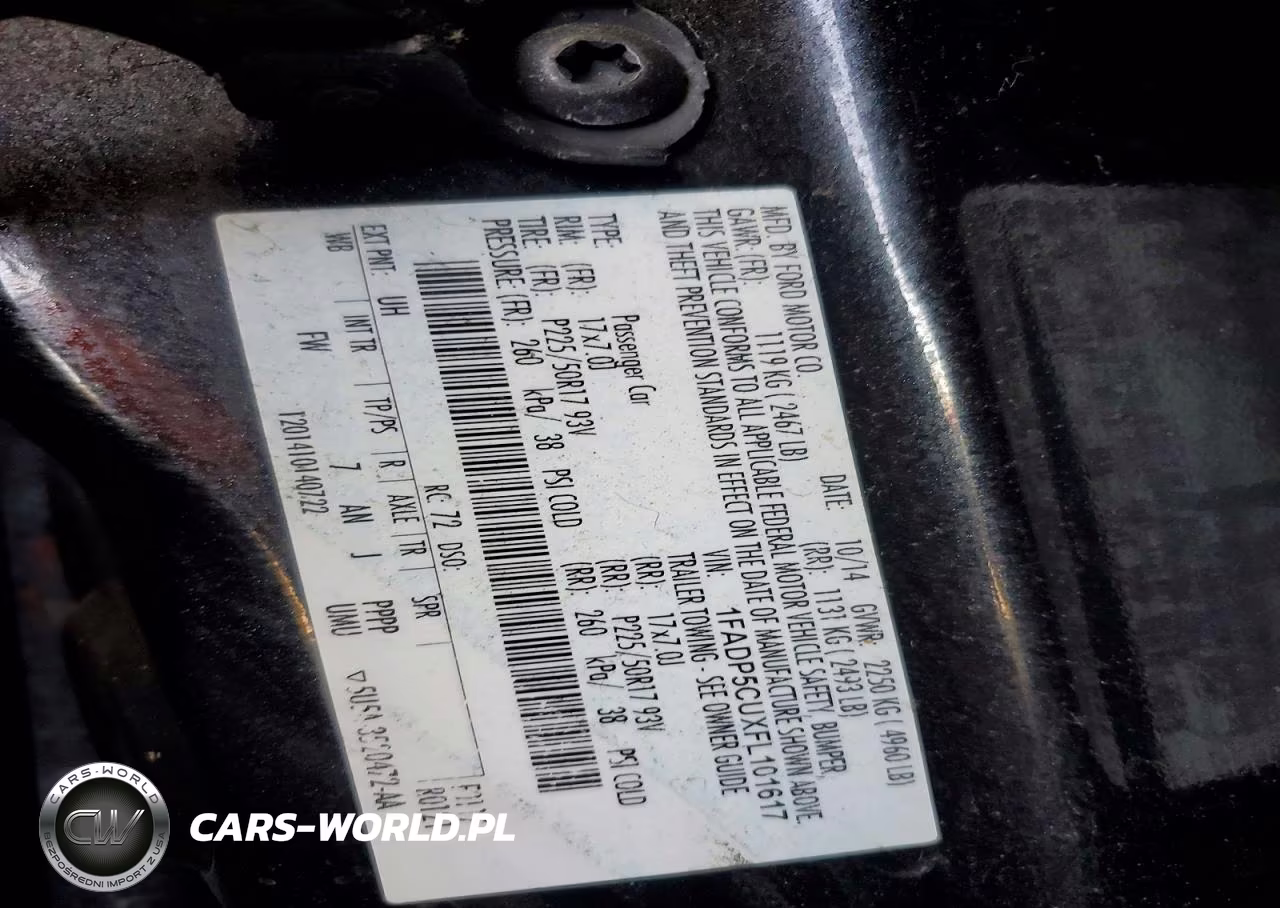 2015 Ford C-Max Premium Sel VIN:1FADP5CUXFL101617 - 12