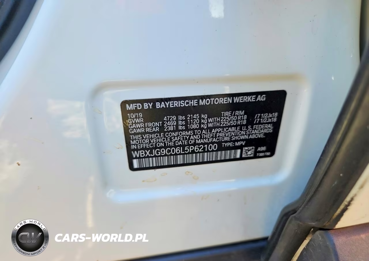 2020 BMW X1 xDrive28I VIN:WBXJG9C06L5P62100 - 14